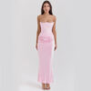 Slim Tube Top Long Dress Sexy Fashion Bandeau Backless Party Evening Dresses For Women Clothing - Image 8