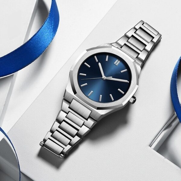 Quartz Two-piece Square Men's Watch Waterproof