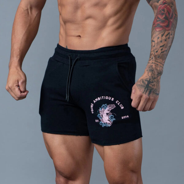 Fashion Brand Leisure Sports Men Running Exercise Gym Training Cotton Shorts - Image 4