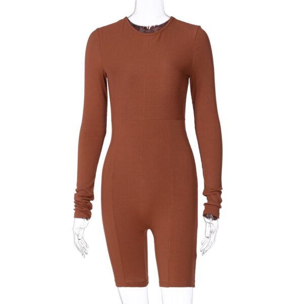 Women's Leggings Knit Slim-fit Hip Lift Sports Yoga Jumpsuit - Image 3